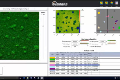 4D InSpec Feature Analysis 4D InSpec Feature Analysis